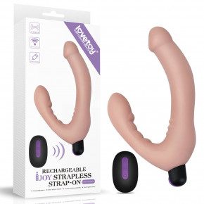 Lovetoy | Страпон - IJOY Rechargeable Strapless Strap-on Flesh. Цена: 3 052 грн