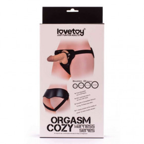 Lovetoy | Трусы для страпона-Orgazm Cozy Harness Flesh Dildo # 4. Цена: 1 290 грн