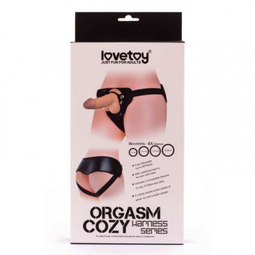 Lovetoy | Трусы для страпона-Orgazm Cozy Harness Flesh Dildo # 4. Цена 1 290 грн Lovetoy | Трусы для страпона-Orgazm Cozy Harness Flesh Dildo # 4. Цена 1 290 грн