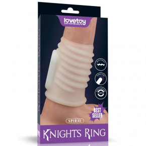 Lovetoy | Ерекційне кільце - Vibrating Spiral Knights Ring (White) I. Ціна: 793 грн