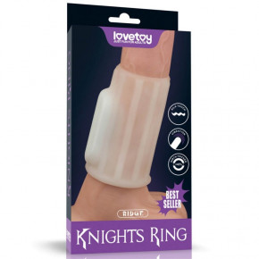 Lovetoy | Ерекційне кільце - Vibrating Spiral Knights Ring (White) III. Ціна: 736 грн