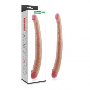Lovetoy | Двусторонний фаллоимитатор - King Size Realistic Ladykiller Tapered Double Penetration 14 
