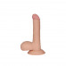 Lovetoy | Фаллоимитатор с мошонкой LoveToy The Ultra Soft Dude 7.5" (18 см). Цена 1 013 грн. Фото: 2