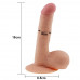 Lovetoy | Фаллоимитатор с мошонкой LoveToy The Ultra Soft Dude 7.5" (18 см). Цена 1 013 грн. Фото: 1