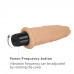 Lovetoy | Вибратор реалистичный LoveToy Real Feel Cyberskin Vibrator Flesh 8,5". Цена 897 грн. Фото: 1