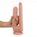 Lovetoy | Фаллоимитатор LoveToy Skinlike Double Penetration Soft Cock (21.9 см / 25 см). Цена 1 426 грн. Фото: 3