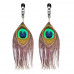 Lovetoy | Затискачі для сосків - Bondage Fetish Nipple Clamp With Peacock Feather Trim. Ціна 397 грн. Фото: 4