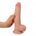 Lovetoy | Фаллоимитатор с мошонкой - Skinlike Soft Dong 8 