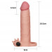 Lovetoy | Удлиняющая насадка на пенис - Pleasure X-Tender Vibrating Penis Sleeve Add 3 . Цена 820 грн. Фото: 1