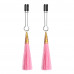 Lovetoy | Затискачі для сосків - Glamor Tassel Nipple Clamp Pink. Ціна 512 грн. Фото: 3