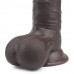 Lovetoy | Фалоимитатор LoveToy Sliding Skin Dual Layer Dong Brown 7.8" (19.5 см). Цена 1 874 грн. Фото: 8