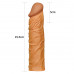Lovetoy | Удлиняющая насадка на пенис LoveToy Pleasure X-Tender бежевая. Цена 720 грн. Фото: 4