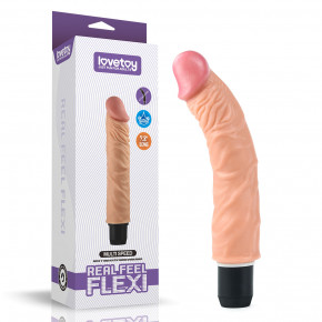 Lovetoy | Реалістичний вібратор - Reel Feel Flexi Vibrator Flesh 9,8 