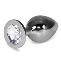 Lovetoy | Анальна пробка - Rosebud Classic Metal Plug L, Срібний. Ціна 1185 грн
