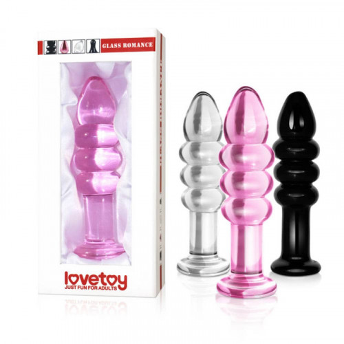 Lovetoy | Стеклянный фаллоимитатор-Glass Romance Dildo, розовый. Цена 1 178 грн Lovetoy | Стеклянный фаллоимитатор-Glass Romance Dildo, розовый. Цена 1 178 грн