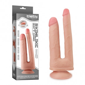 Lovetoy | Фаллоимитатор Skinlike Double Penetration Soft Cock. Цена: 1 426 грн