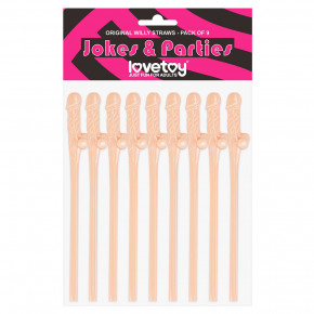 Lovetoy | Трубочки - Willy Straws Flesh. Цена: 196 грн