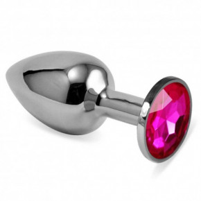 Lovetoy | Анальна пробка - Rosebud Classic Metal Plug S Fuchsia. Ціна: 761 грн