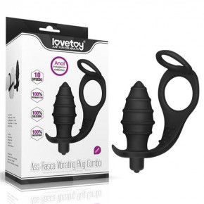 Lovetoy | Анальная пробка Ass Rasca Vibrating Plug Combo. Цена: 772 грн