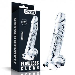 Lovetoy | Фаллоимитатор Flawless Clear Dildo 7.5". Цена: 671 грн