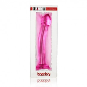 Lovetoy | Фалоімітатор - Glass Romance Pink. Ціна: 1296 грн