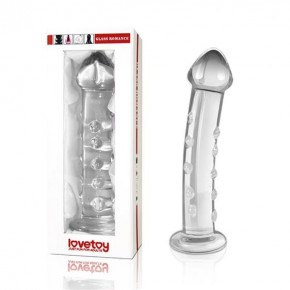 Lovetoy | Фалоімітатор - Glass Romance Clear. Ціна: 928 грн