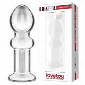 Lovetoy | Стеклянная Анальная пробка 4,5