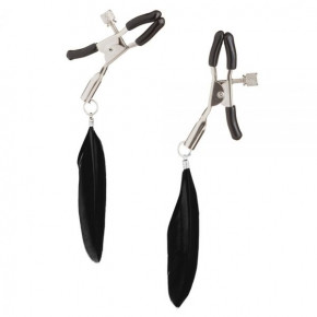 Lucky Bay | Зажимы на соски Nipple play Перышки, Black. Цена: 350 грн