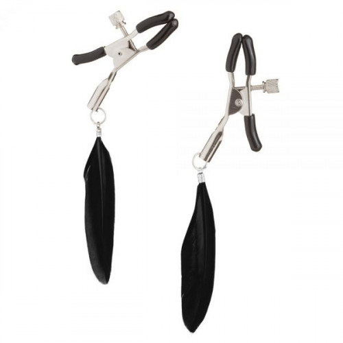 Lucky Bay | Затискачі На Соски Nipple Play Пір'ячко, Black. Ціна 350 грн Lucky Bay | Затискачі На Соски Nipple Play Пір'ячко, Black. Ціна 350 грн