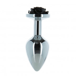 LUX Active | Металева Анальна Пробка Lux Active – Rose Anal Plug – Black. Ціна: 645 грн