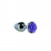 LUX Active | Металева Анальна Пробка Lux Active – Rose Anal Plug – Purple. Ціна 679 грн. Фото: 1