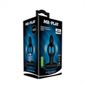 Baile | Анальная пробка - MrPlay Powerful Vibrator Black. Цена: 988 грн