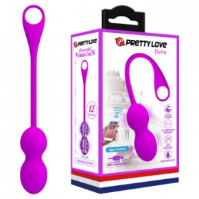 Pretty Love | Віброкульки - Pretty Love Elvira Phone Control Vibro Balls Purple. Ціна: 2653 грн