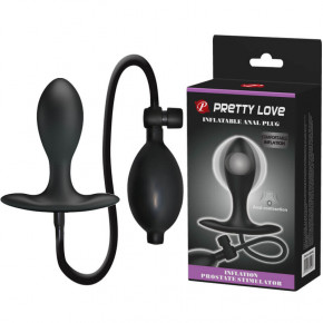 Pretty Love | Анальная пробка Inflatable Anla Plug Black. Цена: 1 224 грн