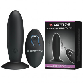 Pretty Love | Анальна пробка - Pretty Love Remote Control Vibrating Plug Black. Ціна: 1452 грн