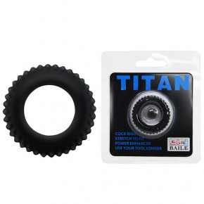 Baile | Ерекційне кільце - TITAN Cock Ring Blue. Ціна: 128 грн