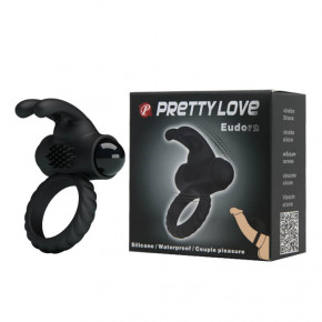 Pretty Love | Ерекційне кільце - Pretty Love Eudora Penis Ring Black. Ціна: 593 грн
