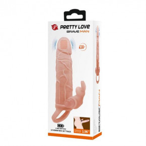 Pretty Love | Насадка-Pretty Love Brave Man Vibro Extension flesh. Цена: 2 086 грн