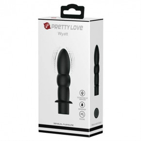 Pretty Love | Вибратор-Pretty Love Wyatt Anal Vibro Plug Black. Цена: 759 грн