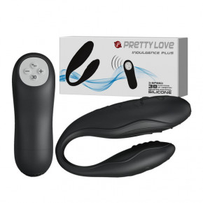 Pretty Love | Вібратор - Pretty Love Indulgence Plus Stimulator Black. Ціна: 3652 грн