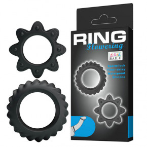 Baile | Ерекційні кільця Ring Flowering Black. Ціна: 272 грн
