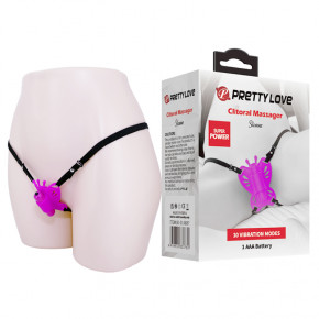 Pretty Love | Клиторальный стимулятор-Pretty Love Clitoral Massager Butterfly Purple. Цена: 1 008 грн