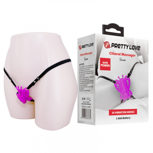 Pretty Love | Клиторальный стимулятор-Pretty Love Clitoral Massager Butterfly Purple. Цена 1 008 грн Pretty Love | Клиторальный стимулятор-Pretty Love Clitoral Massager Butterfly Purple. Цена 1 008 грн
