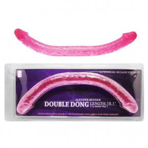 Baile | Double Dong Pink Slender Bender 19.1