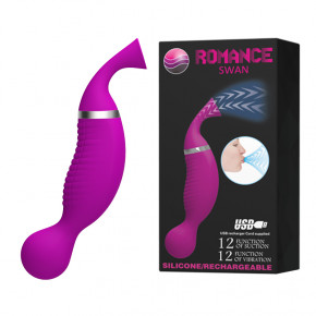Baile | Кліторальний стимулятор - Romance Swan Sucking Vibrator Purple. Цена: 1 636 грн