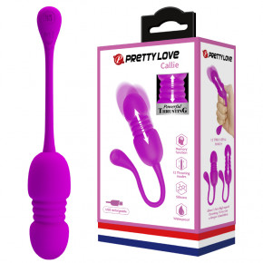 Pretty Love | Віброяйце Callie Thrusting Stimulator Purple. Ціна: 2806 грн