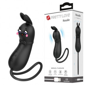 Pretty Love | Виброяйцо - Pretty Love Rosalie Vibro Stimulator Black. Цена: 1 386 грн