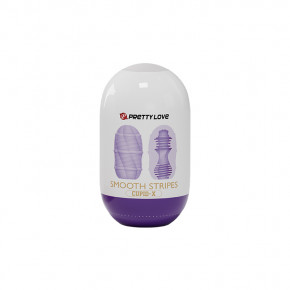 Pretty Love | Мастурбатор - Pretty Love Smooth Stripes Cupid X Egg Purple. Цена: 315 грн