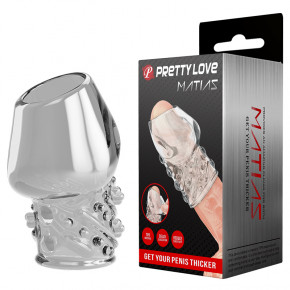 Pretty Love | Насадка на член - Pretty Love Matias Penis Thicker Transparent. Цена: 81 грн