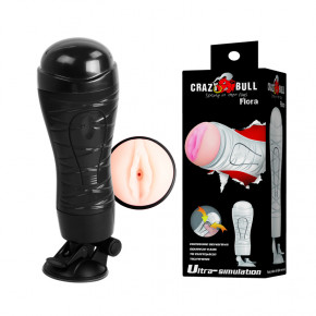 Crazy Bull | Мастурбатор вагина - Crazy Bull Masturbator Flora Black. Цена: 1 384 грн